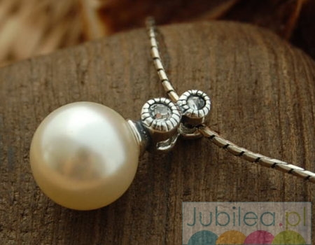 CHOPIN srebrny wisiorek z perłą