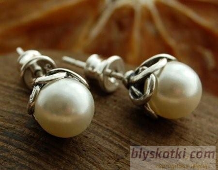 OFELIA - srebrne kolczyki z perłami 