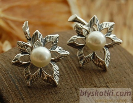 LIVIA - srebrne kolczyki z perłami
