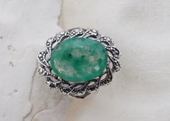 Unikatowy pierścionek ze szmaragdem z Kolumbii 6,4