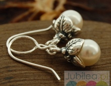 OMISA - srebrne kolczyki z perłami