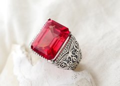 GENTLEMAN dwukolorowy naturalny szafir 14.10ct