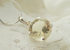 NATURALNY CYTRYN - srebrny wisior 17,7ct