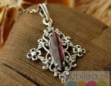 LIZ - srebrny wisior z ametystem