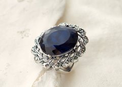 CASTELLON pierścień naturalnym szafirem 10,80ct